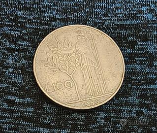 Moneta italiana 100 Lire del 1956
