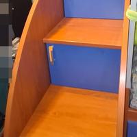 MOBILE SCALE  CASSETTI  E VANI PER LETTO CASTELLO