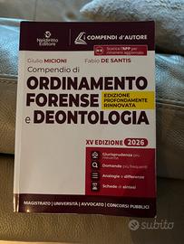 Compendio deontologia forense Nel Diritto 2026