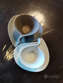 Tazzine tete a tete bicolori Claraluna