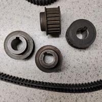 Pulegge in metallo flangiate 5M