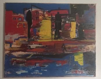 Quadro Astratto Olio su tela 30x40