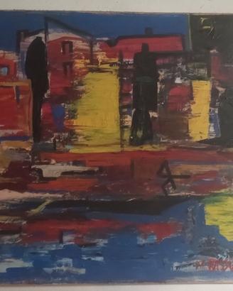 Quadro Astratto Olio su tela 30x40