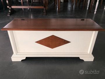 Cassapanca in legno stile shabby