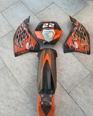 Kit plastiche ktm exc 2008