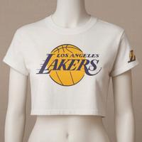 maglietta crop trop lakers