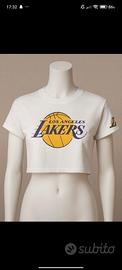maglietta crop trop lakers
