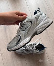 New Balance 530 Bianche Blu 40.5 Nuove Originali