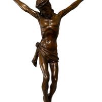 Crocifisso Cristo Ligneo antico