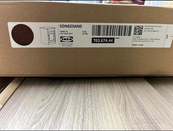 Comodino Ikea songesand marrone