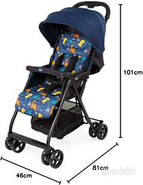 Chicco OHlalà 3 Passeggino Ultraleggero da 0 Mesi