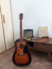 chitarra fender acustica  