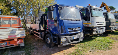 Iveco eurocargo 160e22 pianale e gru