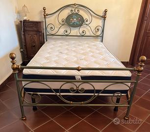 Letto 1 piazza e 1/2 in ferro battuto
