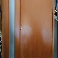 Porta interna noce Tanganica 100x210 con vetro sat