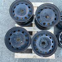 4 - CERCHI IN LAMIERA BMW 7X16 5X120 ET47 CB 72,6