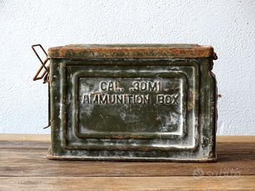 Cassetta Stati Uniti munizioni Cal. 30 M1, WW2, or