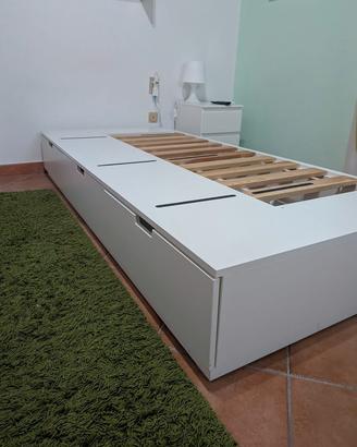 Ikea NORDLI
letto bianco, 90x20