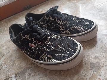 Vans con pizzo nero 38 Abbigliamento e Accessori In vendita a Taranto