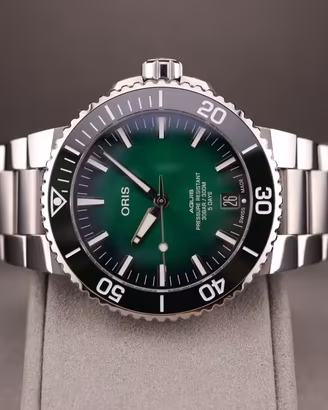 Oris Aquis Green Calibro 400 Nuovo Full Set Nuovo