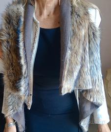 giacchino smanicato in pelliccia murmasky