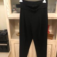 Pantalone tessuto nero Bershka tg L