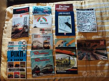 Vecchi cataloghi modellismo ferroviario