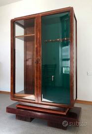 Vetrina armadio per fucili , fuciliera epoca