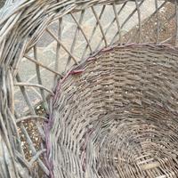 culla vintage in vimini