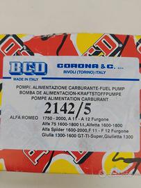 pompa benzina per motori Alfa Romeo 70/80