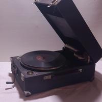 grammofono portatile d'epoca