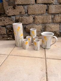 Set bicchieri e brocca