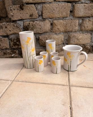 Set bicchieri e brocca
