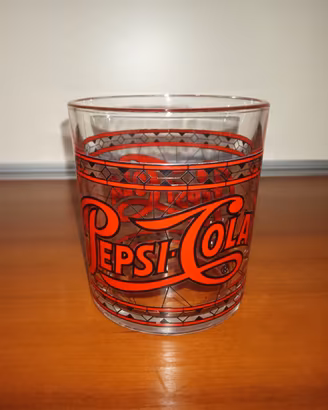 Bicchiere Pepsi Cola Vintage 1960 1970