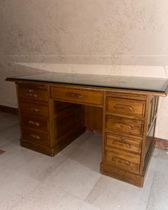 Scrivania elio zema legno massello
