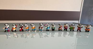 Lotto 12 Sorpresine Kinder Panda Party 1994