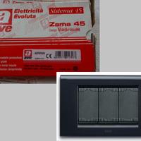 14 Placche Metallo Zama45 Grigio Noir Ave 45P93GN