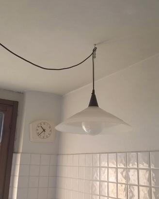 Bella lampada da soffitto a cono, in vetro