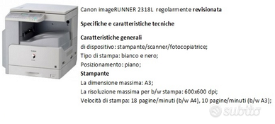 Canon imageRUNNER 2318L