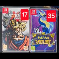 videogiochi dragon ball e pokemon violetto