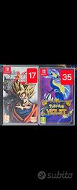 videogiochi dragon ball e pokemon violetto