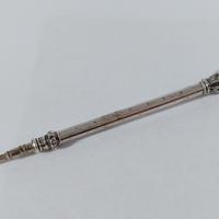 Antico portamine inglese in argento XIX secolo