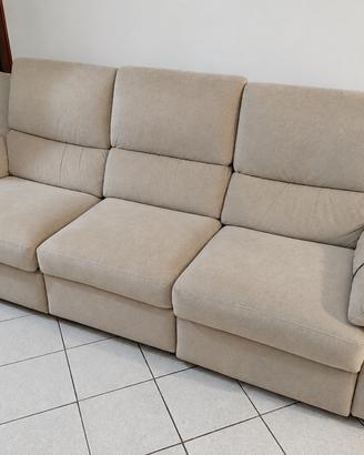 Divano Poltronesofà 3 posti relax elettrico 248cm