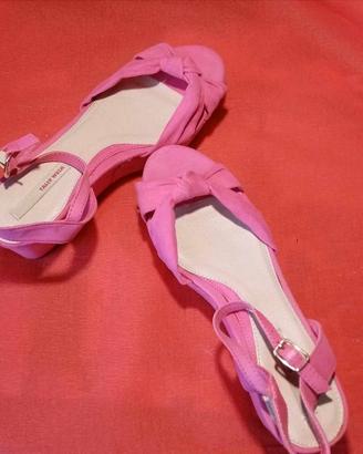 Sandali Rosa Vellutato Tally  weijel  Taglia 40