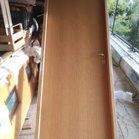 7 porte in rovere di varie dimensioni e maniglie