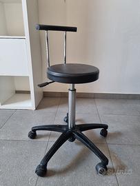 SGABELLO CON ROTELLE