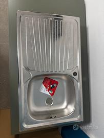 Lavello per cucina in acciaio inox