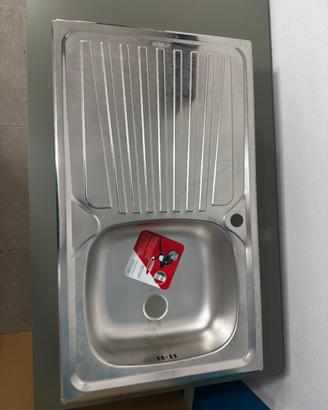 Lavello per cucina in acciaio inox