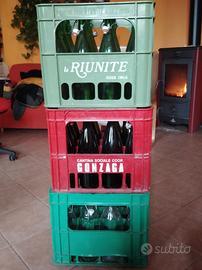 12 bottiglie con tappo a molla e cassa