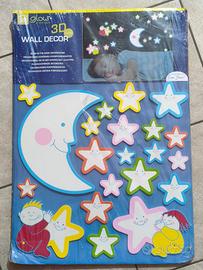 set adesivo e decorazioni per cameretta